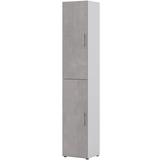 Artikelbild 1 für röhr Aktenschrank direct.office, 859B631000 beton, weiß 5 Fachböden 40,0 x 33,5 x 212,5 cm, Artikelnummer 461071