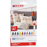 Artikelbild 1 für edding Basic Textilmarker farbsortiert 1,0 mm, 10 St., Artikelnummer 751851