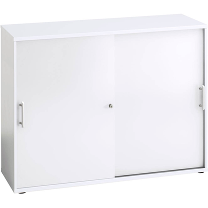 Artikelbild 6 für HAMMERBACHER Schiebetürenschrank, V1753S/W/W/RE weiß 2 Fachböden 120,0 x 40,0 x 110,0 cm, Artikelnummer 246715