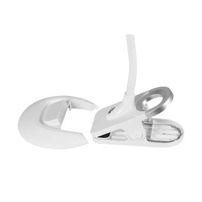 Artikelbild 8 für Hansa Swirl Schreibtischlampe weiß, silber 4 W mit Tischklemme, Artikelnummer 496147