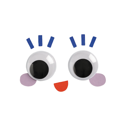 Artikelbild 4 für folia Wackelaugen weiß BIG BOX MIX Ø 5,0 - 20,0 mm 200 St., Artikelnummer 692481