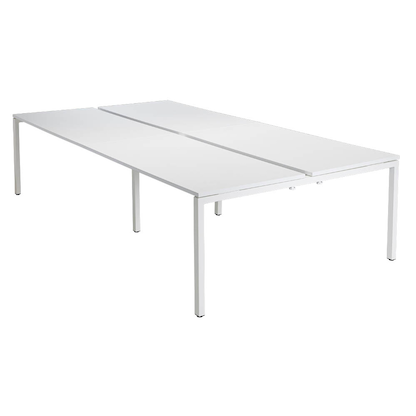 Artikelbild 10 für PAPERFLOW easyDesk Doppelschreibtisch weiß rechteckig, 4-Fuß-Gestell weiß 320,0 x 166,0 cm, Artikelnummer 527933