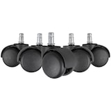 Artikelbild 1 für AMSTYLE Stuhlrollen für Teppichböden, 5 St., Artikelnummer 975641