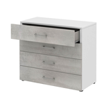 Artikelbild 1 für röhr Kommode direct.office, 859B241000 beton, weiß 80,0 x 34,4 x 72,0 cm, Artikelnummer 468072