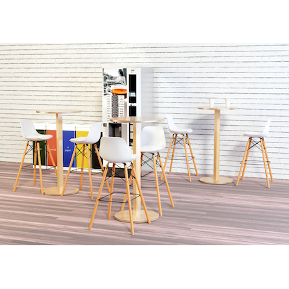 Artikelbild 9 für 2 meet powered by PAPERFLOW Barhocker Steelwood THSTW.23.13 weiß, Artikelnummer 546890