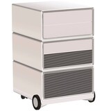 Artikelbild 1 für PAPERFLOW easyBox Black & White Rollcontainer weiß, schwarz 4 Auszüge 39,0 x 43,6 x 64,2 cm, Artikelnummer 214506