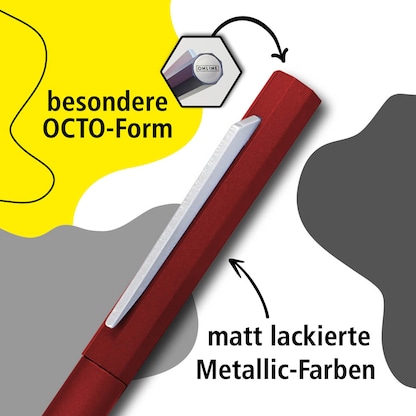 Artikelbild 3 für ONLINE® Kugelschreiber Octopen rot matt, Schreibfarbe: blau, 1 St., Artikelnummer 237759