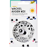 Artikelbild 1 für folia Wackelaugen weiß BIG BOX MIX Ø 5,0 - 20,0 mm 200 St., Artikelnummer 692481