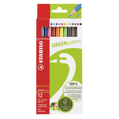 Artikelbild 20 für STABILO GREENcolors Buntstifte farbsortiert, 12 St., Artikelnummer 285114