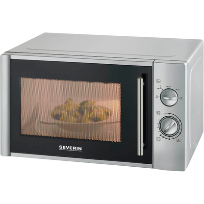 Artikelbild 4 für SEVERIN MW 7772 Mikrowelle 900 W silber, Artikelnummer 802344