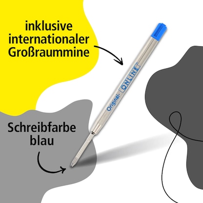 Artikelbild 4 für ONLINE® Kugelschreiber Octopen rot matt, Schreibfarbe: blau, 1 St., Artikelnummer 237759