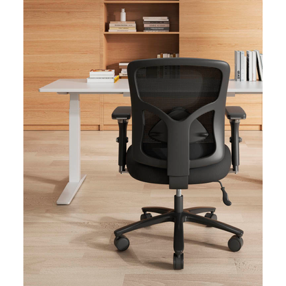 Artikelbild 5 für FlexiSpot Bürostuhl C3B Stoff schwarz, Gestell schwarz, Artikelnummer 656617