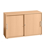 Artikelbild 1 für HAMMERBACHER Schiebetürenschrank, V1752S/6/6/RE buche 1 Fachboden 120,0 x 40,0 x 74,8 cm, Artikelnummer 977967