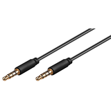 Artikelbild 1 für goobay 3,5 mm Klinkenkabel 1,5 m schwarz, 1 St., Artikelnummer 362931