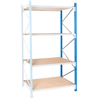 Artikelbild 7 für Manorga Anbau-Schwerlast-Weitspannregal EPSIVOL ZR2520104NSF4 blau, braun 200,0 x 100,0 x 250,0 cm, Artikelnummer 267570