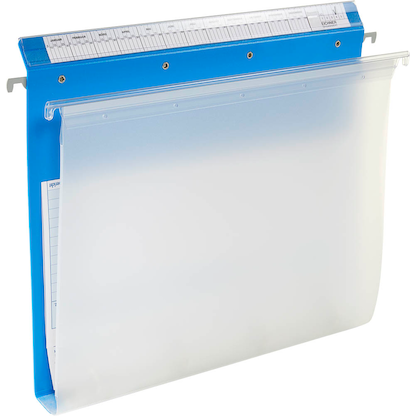 Artikelbild 2 für BOI Patienten-Dokumentations-Hängemappe 2-Ringe Click 2 Stationär blau Boden: 2,5 cm, Artikelnummer 666814