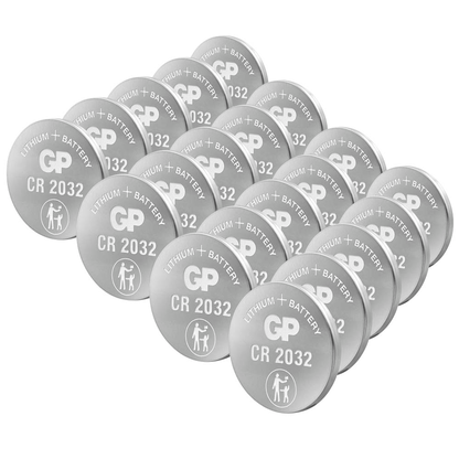 Artikelbild 2 für 20 GP Knopfzellen CR2032 3,0 V, Artikelnummer 515241