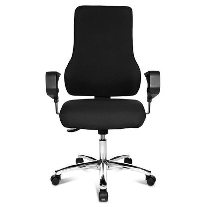 Artikelbild 4 für Topstar Bürostuhl Top Point Deluxe Stoff schwarz, Gestell chrom, Artikelnummer 181016