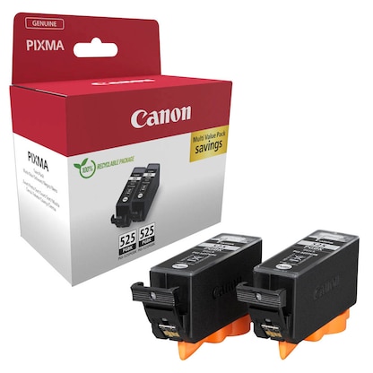Artikelbild 7 für Canon PGI-525 PGBK Twin-Pack schwarz Druckerpatronen, 2er-Set, Artikelnummer 209237