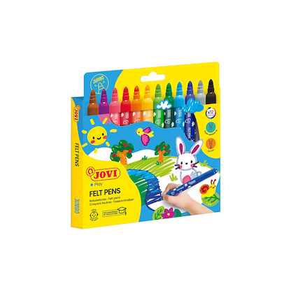 Artikelbild 2 für JOVI Jumbo Filzstifte farbsortiert, 12 St., Artikelnummer 321648
