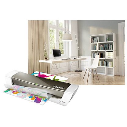 Artikelbild 6 für AKTION: LEITZ iLAM Home Office A4 Laminiergerät-Set bis DIN A4 + GRATIS 100 Laminierfolien, 80 micron, DIN A4, Artikelnummer 681348