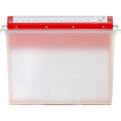 Artikelbild 3 für BOI Patienten-Dokumentations-Hängemappe 2-Ringe Click 2 Stationär rot Boden: 2,5 cm, Artikelnummer 666807