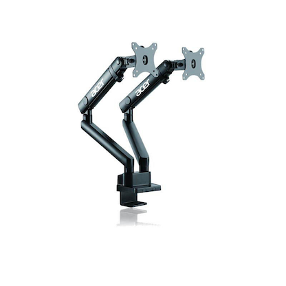 Artikelbild 2 für acer Monitor-Halterung schwarz für 2 Monitore, Tischklemme, Artikelnummer 864337