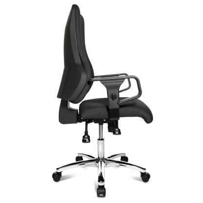 Artikelbild 5 für Topstar Bürostuhl Top Point Deluxe Stoff schwarz, Gestell chrom, Artikelnummer 181016