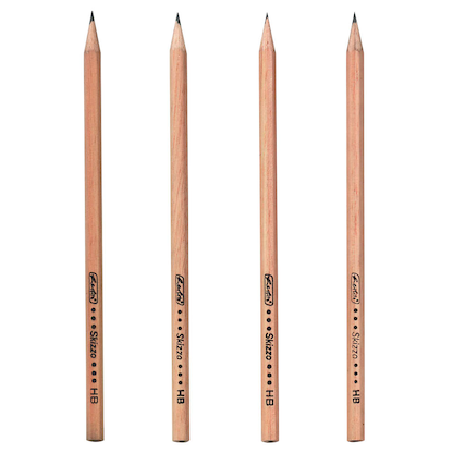 Artikelbild 2 für herlitz Skizzo Bleistifte HB naturbelassen, 4 St., Artikelnummer 917190