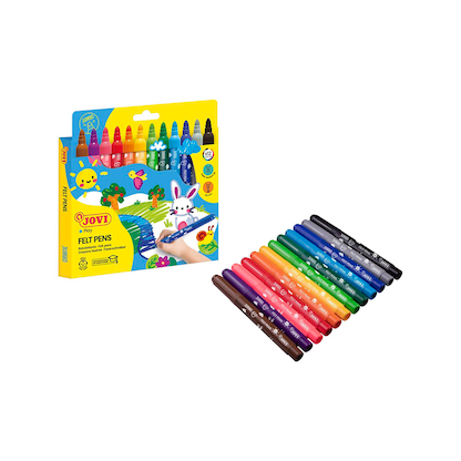Artikelbild 8 für JOVI Jumbo Filzstifte farbsortiert, 12 St., Artikelnummer 321648