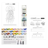 Artikelbild 1 für COPIC® Ciao 2D Pastel Palette Starter Layoutmarker-Set farbsortiert 1,0 + 6,0 mm, 1 Set, Artikelnummer 606659