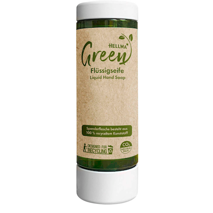 Artikelbild 2 für 6 HELLMA Seifenspender-Halter Green 70103451 weiß Kunststoff 360,0 ml, Artikelnummer 356703