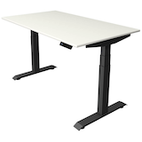 Artikelbild 1 für Kerkmann Move 4 elektrisch höhenverstellbarer Schreibtisch weiß rechteckig, T-Fuß-Gestell grau 140,0 x 80,0 cm, Artikelnummer 997724