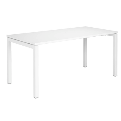 Artikelbild 7 für Gürkan Schreibtisch weiß rechteckig, 4-Fuß-Gestell weiß 160,0 x 80,0 cm, Artikelnummer 196651