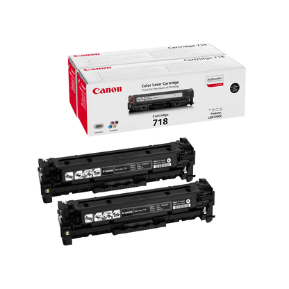 Artikelbild 15 für Canon 2x 718 BK schwarz Toner, 2er-Set, Artikelnummer 341002