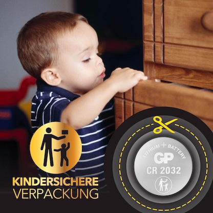Artikelbild 7 für 20 GP Knopfzellen CR2032 3,0 V, Artikelnummer 515241