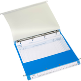 Artikelbild 1 für BOI Patienten-Dokumentations-Hängemappe 2-Ringe Click 2 Stationär blau Boden: 2,5 cm, Artikelnummer 666814