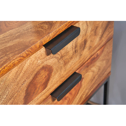 Artikelbild 7 für WOHNLING Nachttisch Massivholz sheesham 40,0 x 50,0 x 51,0 cm, Artikelnummer 166738