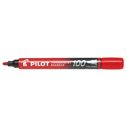 Artikelbild 8 für PILOT 100 Permanentmarker farbsortiert 1,0 mm, 4 St., Artikelnummer 363080