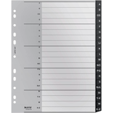 Artikelbild 1 für AKTION: LEITZ Ordnerregister recycle 1207 DIN A4 Vollformat, Überbreite A-Z schwarz 20-teilig, 1 Satz mit Prämie nach Registrierung, Artikelnummer 304354