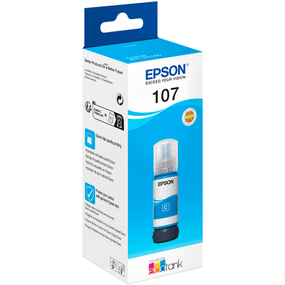 Artikelbild 2 für EPSON 107/T09B2 cyan Tintenflasche, Artikelnummer 916284
