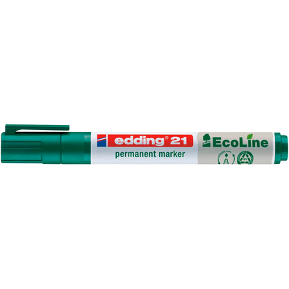 Artikelbild 5 für edding 21 EcoLine Permanentmarker farbsortiert 1,5 - 3,0 mm, 4 St., Artikelnummer 284968