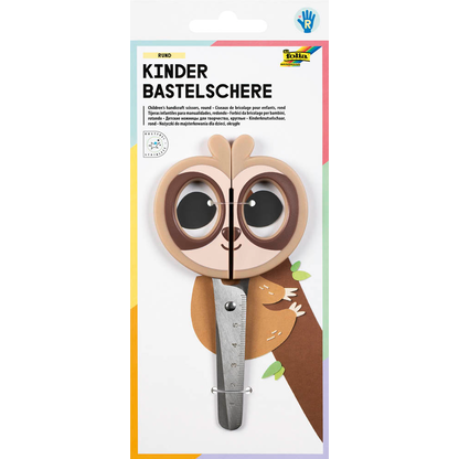 Artikelbild 22 für folia Kinderschere SLOTH braun 16,0 cm, Artikelnummer 692743