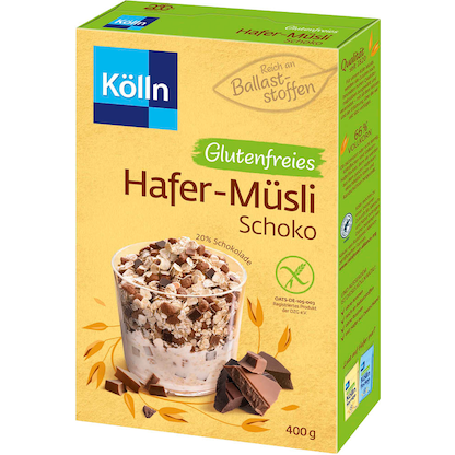 Artikelbild für Kölln Schoko Glutenfrei Müsli 400,0 g, Artikelnummer 259418