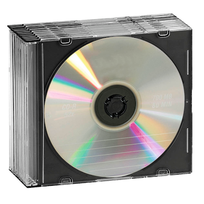 Artikelbild 9 für Intenso 1er CD-/DVD-Hüllen Slim Cases transparent, 10 St., Artikelnummer 478937