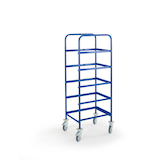 Artikelbild 1 für Rollcart Kommissionierwagen 16-4400 blau 41,0 x 61,0 x 157,0 cm, Artikelnummer 656342