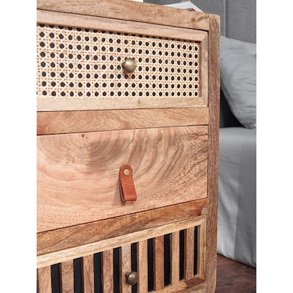 Artikelbild 4 für WOHNLING Nachttisch Massivholz mango 40,0 x 30,0 x 60,0 cm, Artikelnummer 909053