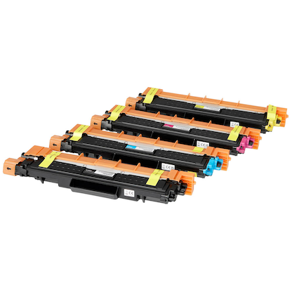 Artikelbild 4 für dots schwarz, cyan, magenta, gelb Toner kompatibel zu brother TN243BK/C/M/Y, 4er-Set, Artikelnummer 892051