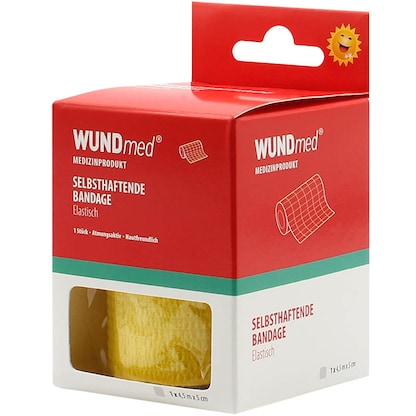 Artikelbild für WUNDmed® Selbsthaftende Bandagen 04-014 beige 5,0 cm x 4,5 m, 1 St., Artikelnummer 470148