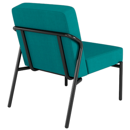 Artikelbild 3 für medso powered by PAPERFLOW Sessel MEDSO S blau schwarz Stoff, 1 St., Artikelnummer 522001